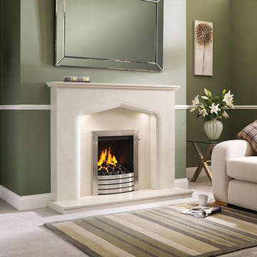 Elgin & Hall Verdena Marble Fireplace